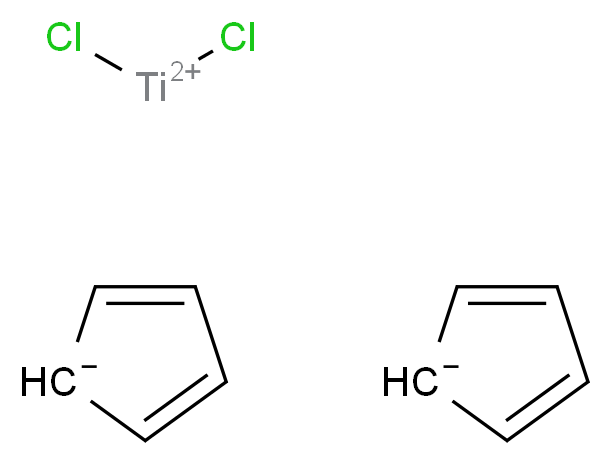 Bis(cyclopentadienyl)titanium(IV) dichloride_Molecular_structure_CAS_1271-19-8)