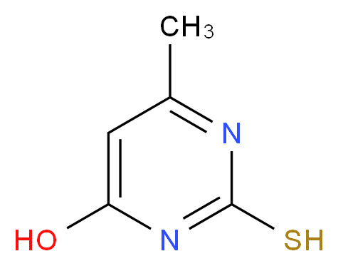 2-mercapto-6-methyl-pyrimidin-4-ol_Molecular_structure_CAS_56-04-2)