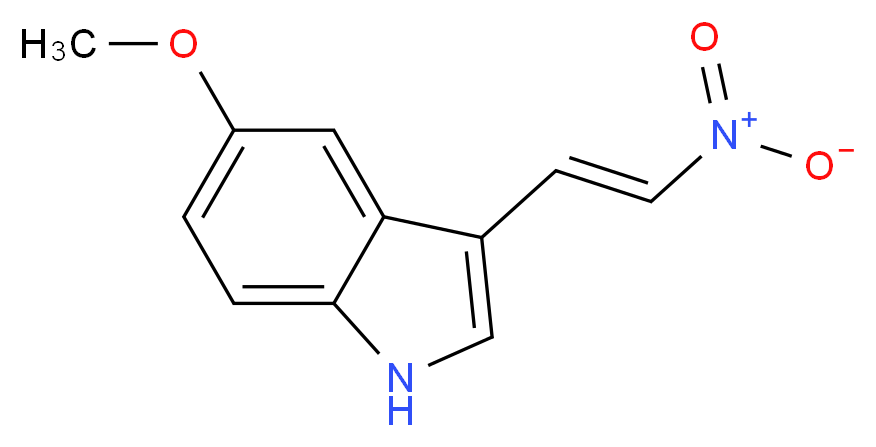 5-Methoxy-3-(2-nitrovinyl)indole_Molecular_structure_CAS_61675-19-2)