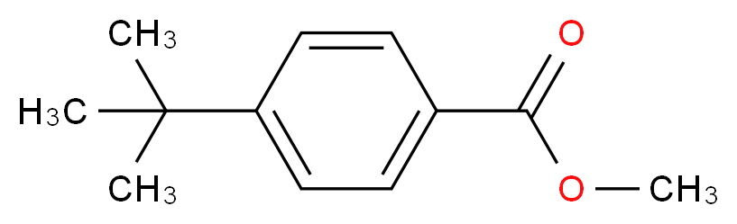 methyl 4-(tert-butyl)benzoate_Molecular_structure_CAS_26537-19-9)