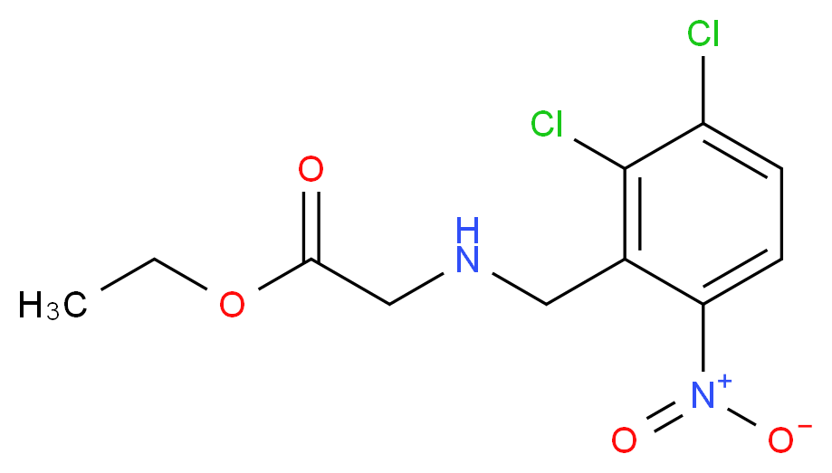 Ethyl 2-(6-Nitro-2,3-dichlorobenzyl)glycine_Molecular_structure_CAS_85325-11-7)