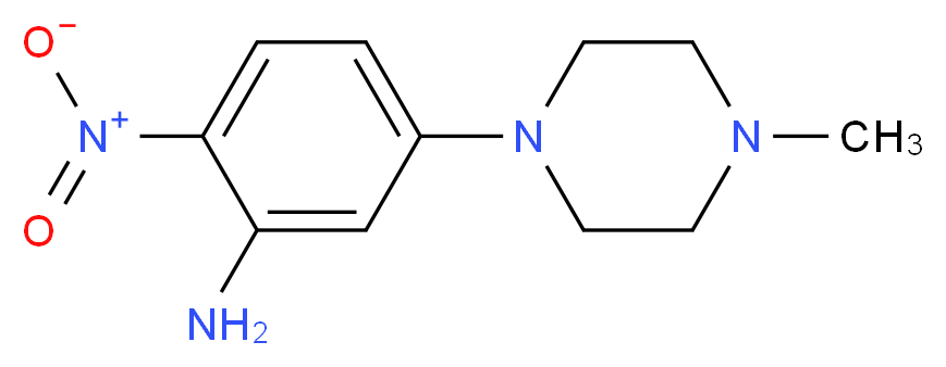 5-(4-Methylpiperazino)-2-nitroaniline_Molecular_structure_CAS_23491-48-7)