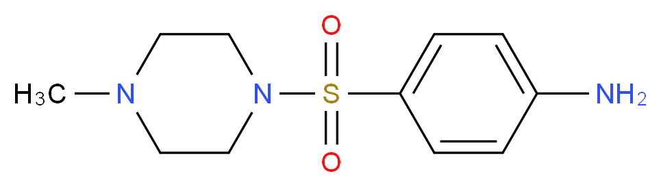 4-((4-methylpiperazin-1-yl)sulfonyl)aniline_Molecular_structure_CAS_)