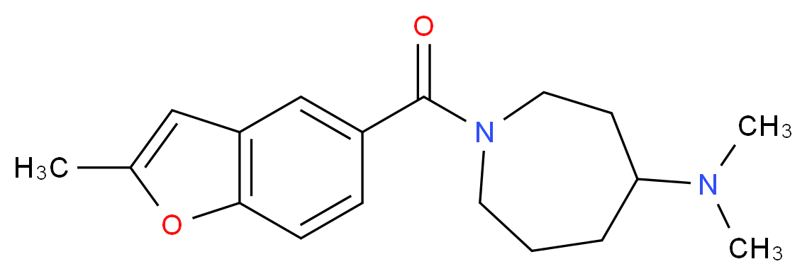 N,N-dimethyl-1-[(2-methyl-1-benzofuran-5-yl)carbonyl]-4-azepanamine_Molecular_structure_CAS_)