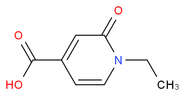 1-ethyl-2-oxo-1,2-dihydro-4-pyridinecarboxylic acid_Molecular_structure_CAS_1123169-39-0)