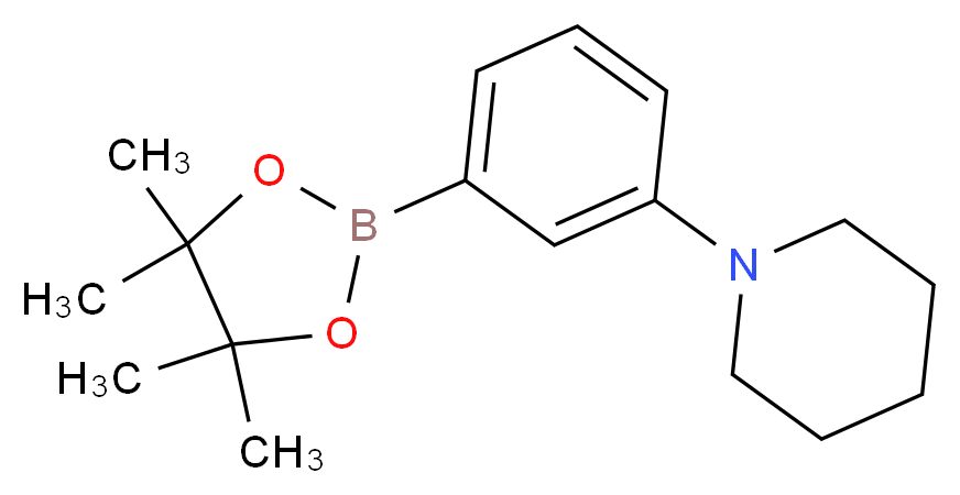 1-[3-(4,4,5,5-tetramethyl-1,3,2-dioxaborolan-2-yl)phenyl]piperidine_Molecular_structure_CAS_852227-97-5)