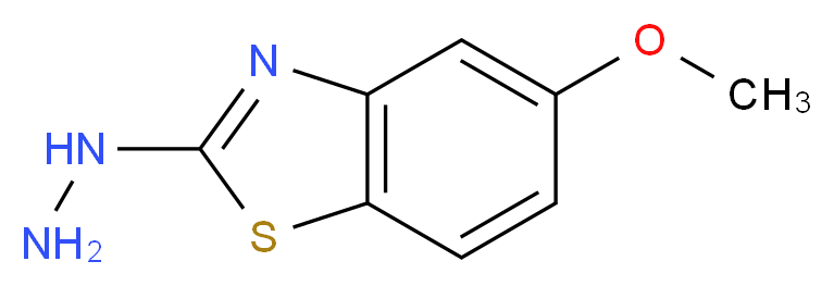 2-hydrazino-5-methoxy-1,3-benzothiazole_Molecular_structure_CAS_)