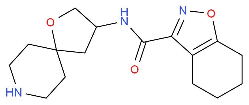 N-1-oxa-8-azaspiro[4.5]dec-3-yl-4,5,6,7-tetrahydro-1,2-benzisoxazole-3-carboxamide_Molecular_structure_CAS_)