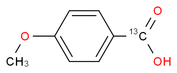 4-Methoxy-[7-13C]-benzoic Acid_Molecular_structure_CAS_69838-89-7)