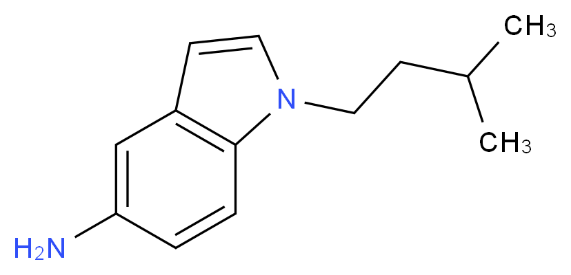 1-isopentyl-1H-indol-5-amine_Molecular_structure_CAS_)