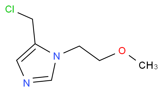 5-(chloromethyl)-1-(2-methoxyethyl)-1H-imidazole_Molecular_structure_CAS_754973-68-7)