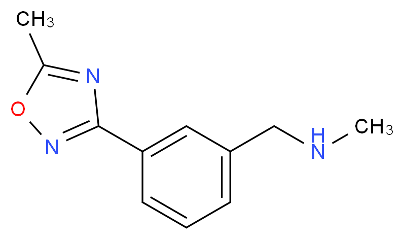 N-methyl-N-[3-(5-methyl-1,2,4-oxadiazol-3-yl)benzyl]amine_Molecular_structure_CAS_852180-71-3)