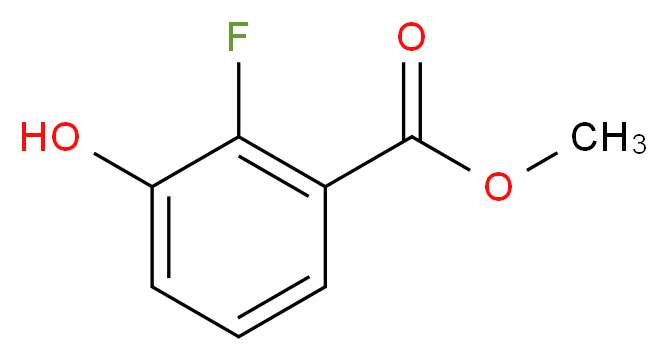 2-Fluoro-3-hydroxy-benzoic acid methyl ester_Molecular_structure_CAS_1214324-64-7)