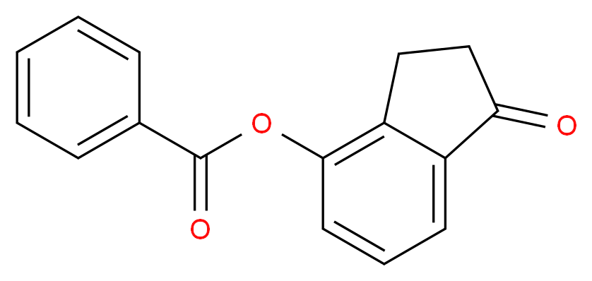 4-Hydroxy-1-indanone benzoate_Molecular_structure_CAS_59725-61-0)