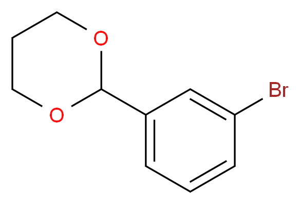 2-(3-bromophenyl)-1,3-dioxane_Molecular_structure_CAS_)