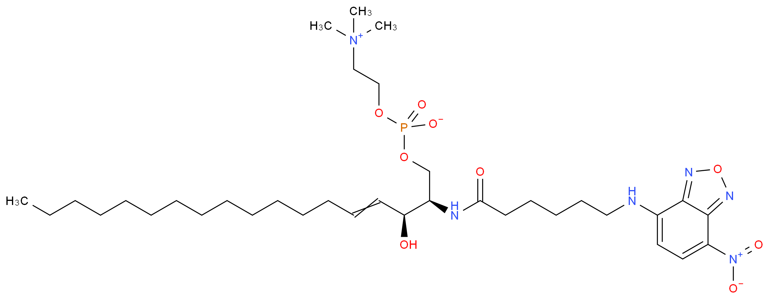 N-(NBD-Aminolauroyl)-L-threo-sphingosine_Molecular_structure_CAS_)