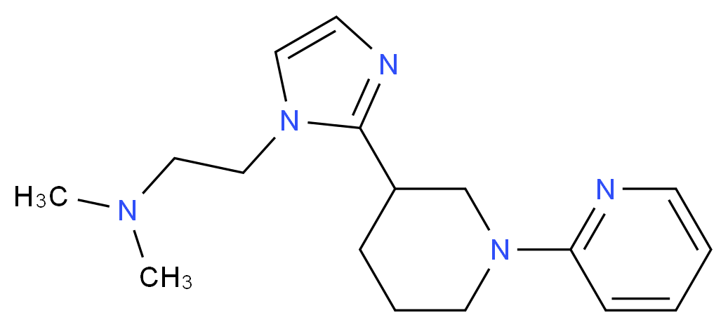 N,N-dimethyl-2-{2-[1-(2-pyridinyl)-3-piperidinyl]-1H-imidazol-1-yl}ethanamine_Molecular_structure_CAS_)
