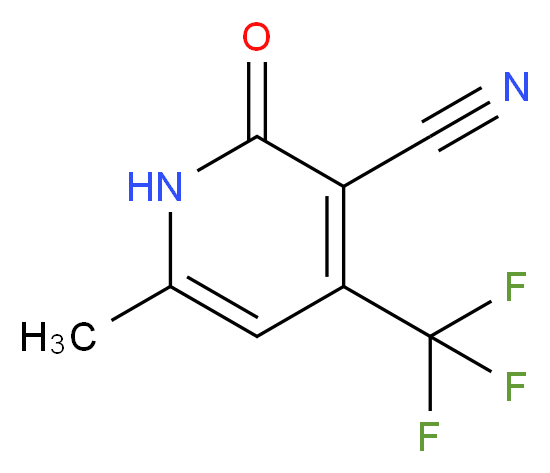 6-Methyl-2-oxo-4-(trifluoromethyl)-1,2-dihydro-3-pyridinecarbonitrile_Molecular_structure_CAS_654-49-9)