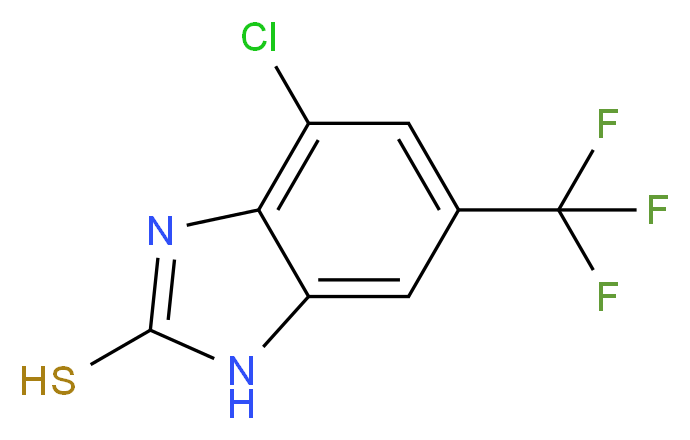 4-Chloro-6-(trifluoromethyl)-1H-benzo[d]imidazol-2-thiol_Molecular_structure_CAS_)