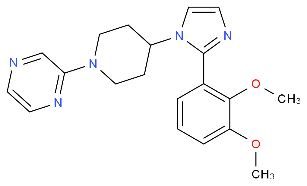 2-{4-[2-(2,3-dimethoxyphenyl)-1H-imidazol-1-yl]piperidin-1-yl}pyrazine_Molecular_structure_CAS_)