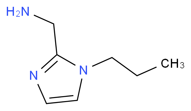 1-(1-propyl-1H-imidazol-2-yl)methanamine_Molecular_structure_CAS_886498-05-1)