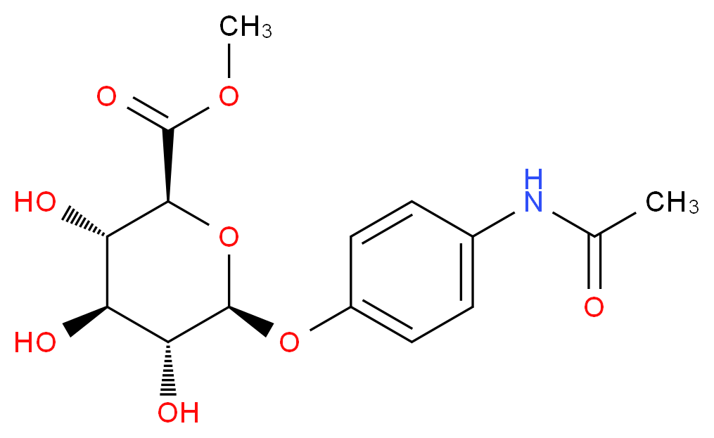 4-Acetamidophenyl β-D-Glucuronic Acid Methyl Ester_Molecular_structure_CAS_570394-17-1)