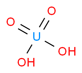 Uranyl hydroxide_Molecular_structure_CAS_)