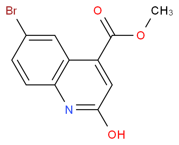 methyl 6-bromo-2-hydroxyquinoline-4-carboxylate_Molecular_structure_CAS_66416-74-8)