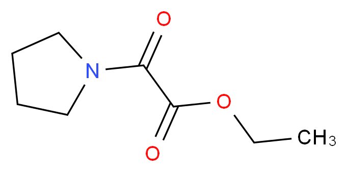 Ethyl oxo(pyrrolidin-1-yl)acetate_Molecular_structure_CAS_)