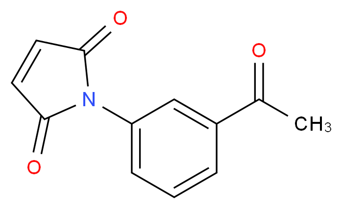 1-(3-Acetyl-phenyl)-pyrrole-2,5-dione_Molecular_structure_CAS_)