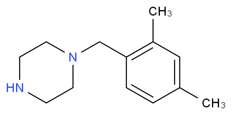 1-[(2,4-dimethylphenyl)methyl]piperazine_Molecular_structure_CAS_)