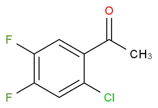 2'-Chloro-4',5'-difluoroacetophenone 97%_Molecular_structure_CAS_)