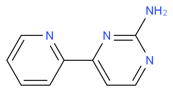 4-(2-Pyridinyl)-2-pyrimidinamine_Molecular_structure_CAS_66521-65-1)