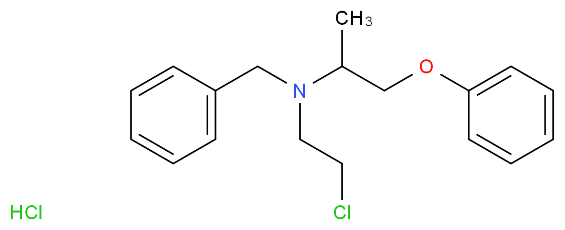benzyl(2-chloroethyl)(1-phenoxypropan-2-yl)amine hydrochloride_Molecular_structure_CAS_)