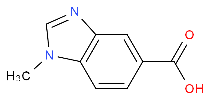 1-Methyl-1H-benzo[d]imidazole-5-carboxylic acid_Molecular_structure_CAS_53484-17-6)