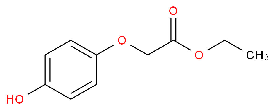 ethyl 2-(4-hydroxyphenoxy)acetate_Molecular_structure_CAS_)
