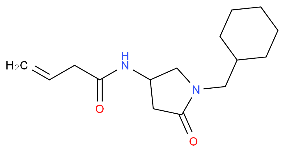 N-[1-(cyclohexylmethyl)-5-oxo-3-pyrrolidinyl]-3-butenamide_Molecular_structure_CAS_)