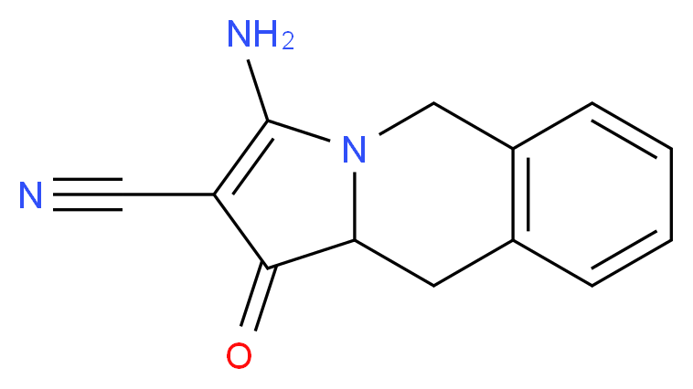 3-amino-1-oxo-1,5,10,10a-tetrahydropyrrolo[1,2-b]isoquinoline-2-carbonitrile_Molecular_structure_CAS_)