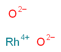 Rhodium(IV) oxide_Molecular_structure_CAS_12137-27-8)