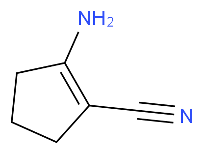 2-Aminocyclopent-1-ene-1-carbonitrile_Molecular_structure_CAS_2941-23-3)