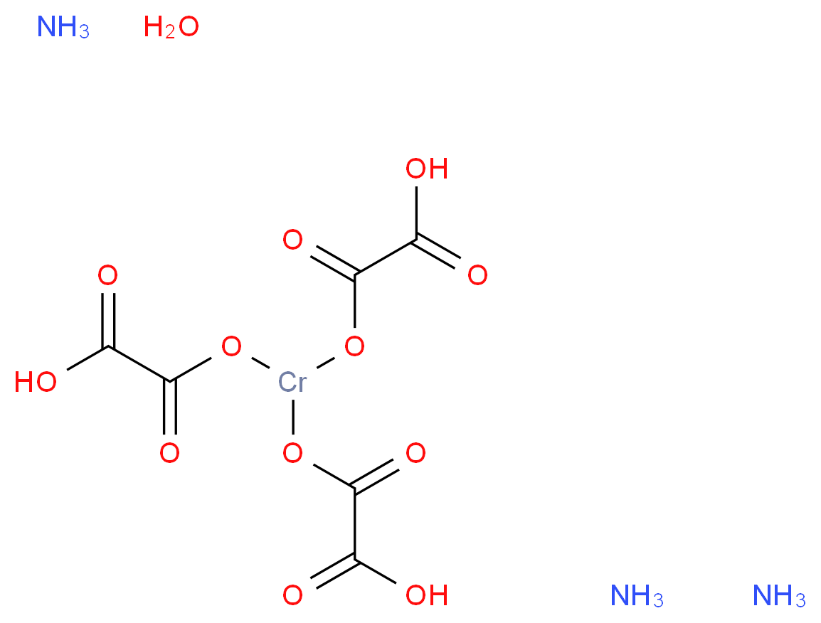 Ammonium trisoxalatochromate(III) hydrate_Molecular_structure_CAS_)