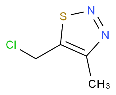 5-(chloromethyl)-4-methyl-1,2,3-thiadiazole_Molecular_structure_CAS_82172-42-7)