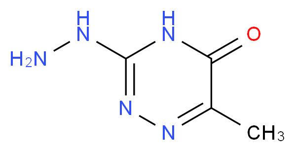 3-Hydrazino-6-methyl-4H-[1,2,4]triazin-5-one_Molecular_structure_CAS_38736-23-1)