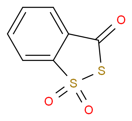 3H-1,2-Benzodithiol-one 1,1-dioxide_Molecular_structure_CAS_66304-01-6)