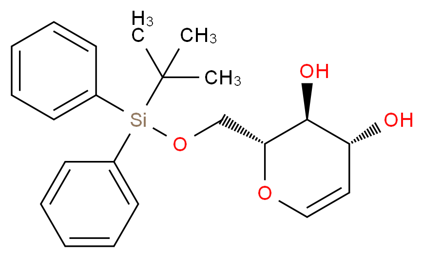 6-O-tert-Butyldiphenylsilyl-D-glucal_Molecular_structure_CAS_87316-22-1)