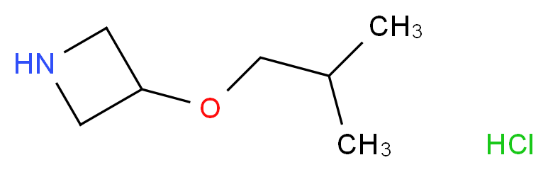 3-(2-methylpropoxy)azetidine hydrochloride_Molecular_structure_CAS_)