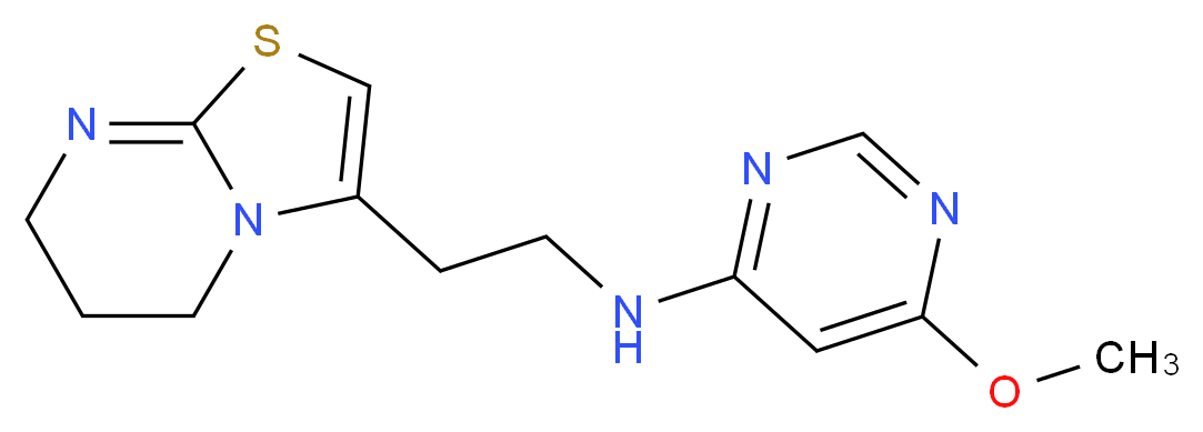N-[2-(6,7-dihydro-5H-[1,3]thiazolo[3,2-a]pyrimidin-3-yl)ethyl]-6-methoxypyrimidin-4-amine_Molecular_structure_CAS_)