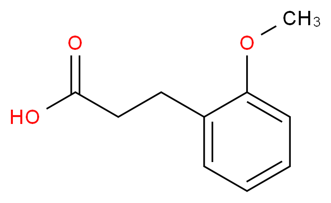 3-(2-Methoxyphenyl)propanoic acid_Molecular_structure_CAS_6342-77-4)