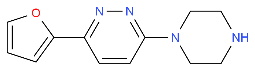 3-(2-furyl)-6-piperazin-1-ylpyridazine_Molecular_structure_CAS_)