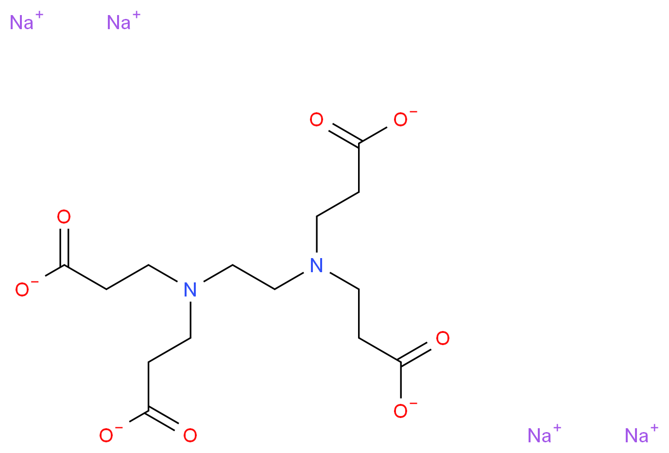 PAMAM dendrimer, ethylenediamine core, generation -0.5_Molecular_structure_CAS_67874-43-5)